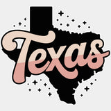 Texas Map - States & Cities DTF Transfer ready2transfer Light Color Design (See Imaging)