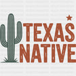 Texas Native Cactus - States & Cities DTF Transfer ready2transfer