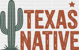 Texas Native Cactus - States & Cities DTF Transfer