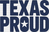 Texas Proud Blue Design - States & Cities DTF Transfer
