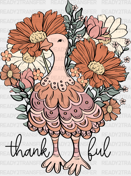 Thankful Gobble Thanksgiving Design Dtf Transfer