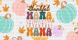 Thankful Mama Pumpkin Design - Fall Cup Wrap Uv Sticker Permanent Dtf Decal