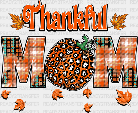 Thankful Mom Pumpkin - Fall Dtf Transfer