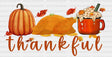 Thankful Roast Design - Fall Cup Wrap Uv Sticker Permanent Dtf Decal