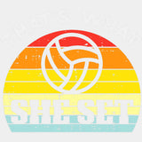 That's What She Set - Volleyball DTF Transfers ready2transfer Light Color Design (See Imaging)