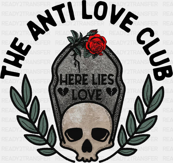 THE ANTI LOVE CLUB DTF Transfer