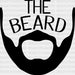 The Beard Father's Day DTF Transfer ready2transfer Black