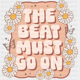 The Beat Must Go On - Cardiac Nurse DTF Transfers ready2transfer