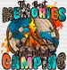 The Best Memories Are Made Camping Design - Camping DTF heat transfer ready2transfer Black
