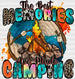The Best Memories Are Made Camping Design - Camping DTF heat transfer ready2transfer White