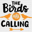 The Birds Are Calling - Birds DTF Transfers ready2transfer Dark Color Design (See Imaging)