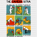 The Camera Sutra - Photography DTF Transfers ready2transfer Dark Color Design (See Imaging)