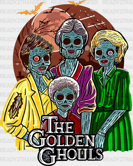 The Golden Ghouls - Halloween Dtf Transfer