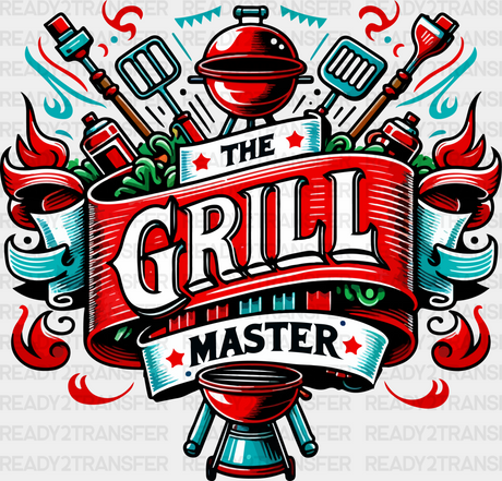 The Grill Master - Bbq Dtf Heat Transfer