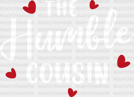 The Humble Cousin - Cousins Dtf Heat Transfer Adult Unisex S & M (10’’) / Light Color Design