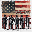 The Land of the Free Because of the Brave - Army DTF Transfers - Adult Unisex - S & M (10’’) / Dark Color Design (See