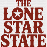 The Lone Star State - States & Cities DTF Transfer ready2transfer