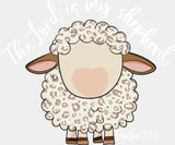 The Lord Is My Shepherd Psalm 23:1 - Christianity DTF Transfer Adult Unisex - S & M (10’’) / Light Color Design (See