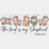 The Lord Is My Shepherd Psalm 23:1 - Easter DTF Transfer Adult Unisex - S & M (10’’) / Dark Color Design (See Imaging)