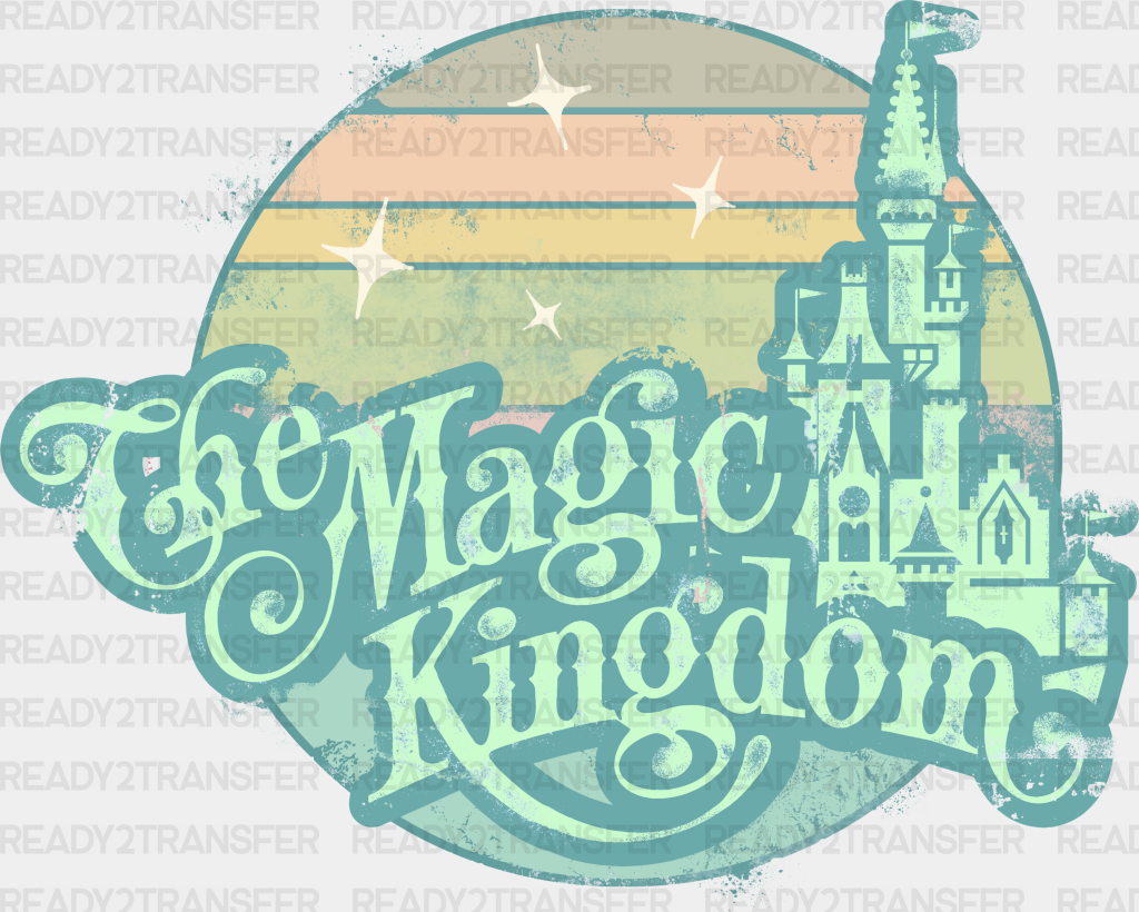 The Magic Kingdom Disney Dtf Transfer