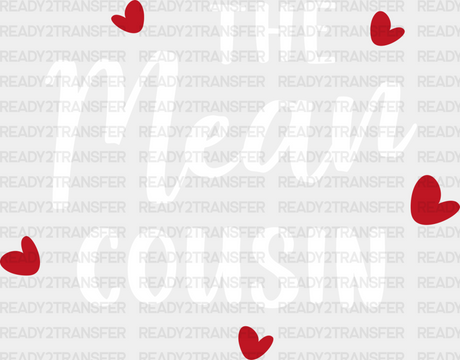 The Mean Cousin - Cousins Dtf Heat Transfer Adult Unisex S & M (10’’) / Light Color Design (See