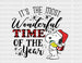 The Most Wonderful Time Of The Year DTF Transfer ready2transfer Black