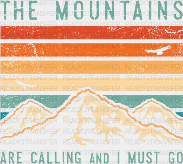 The Mountains DTF Transfer