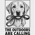 The Outdoors Are Calling - Hiking DTF Transfers - Adult Unisex - S & M (10’’) / Dark Color Design (See Imaging)