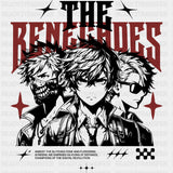 The Renegades - Anime DTF Transfers - Adult Unisex - S & M (10’’) / Dark Color Design (See Imaging)