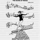 The Sound Of Waves - Surfing DTF Transfers ready2transfer Dark Color Design (See Imaging)