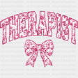 Therapist Pink Ribbon - Therapist DTF Transfers ready2transfer