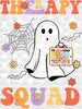 Therapy Squad Halloween Design - Therapist DTF Heat Transfer ready2transfer White