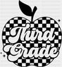 Third Grade B&W - Back To School DTF Transfer ready2transfer Dark Color Design (See Imaging)