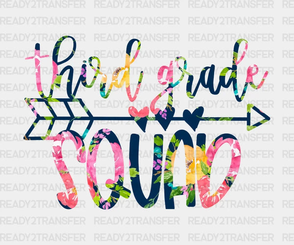 Third Grade Squad DTF Transfer