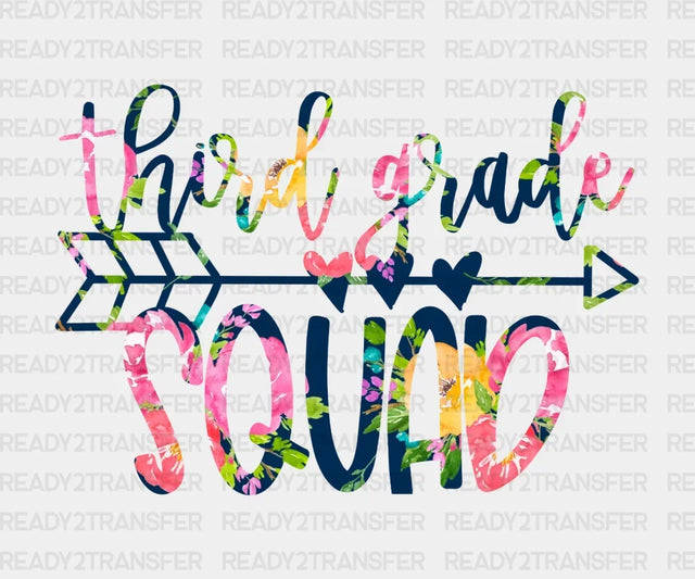 Third Grade Squad DTF Transfer ready2transfer
