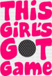 This Girl's Got Game - Golf DTF Heat Transfer ready2transfer Black