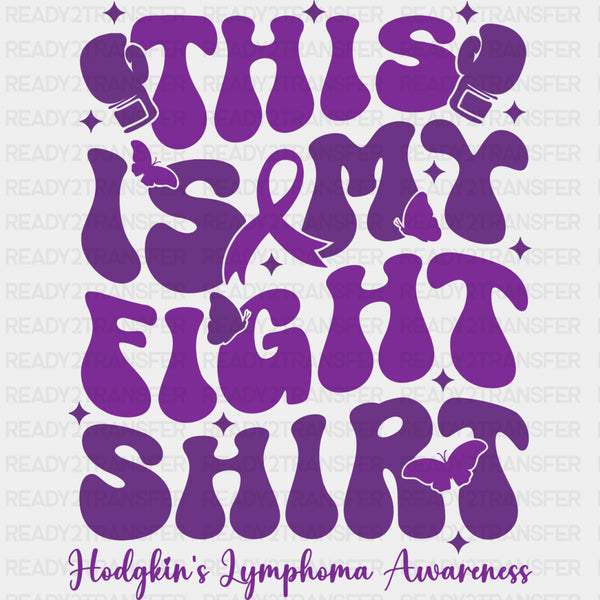 This Is My Fight Shirt Purple - Lymphoma DTF Transfers