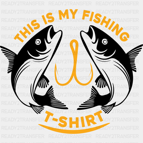This Is My Fishing T-Shirt - Fishing DTF Transfers