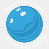 This Is My Lucky Bowling Shirt - Bowling DTF Transfers ready2transfer Light Color Design (See Imaging)