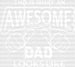 This Is What an Awesome Dad Looks Like Father's Day DTF Transfer ready2transfer White