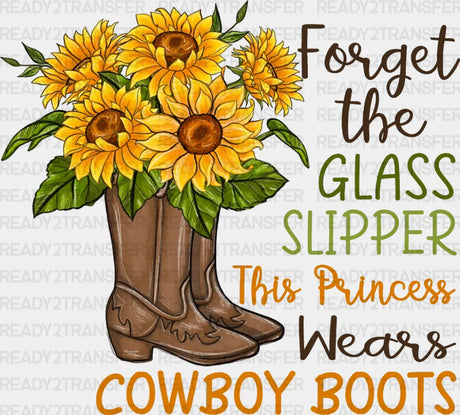 This Princess Wears Cowboy Boots Dtf Transfer