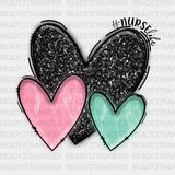 Three Heart DTF Transfer ready2transfer