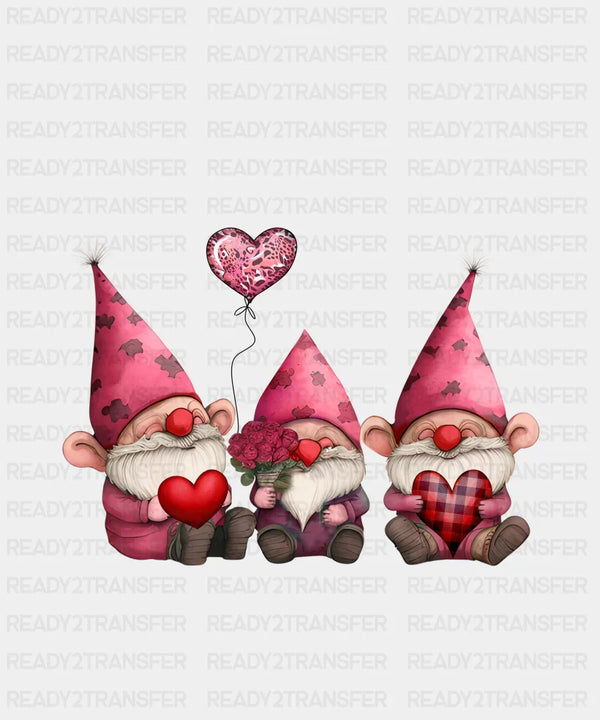 THREE HEART THREE GNOMIES DTF Transfer