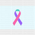 Thyroid Cancer Awareness Flag - Cancer Awareness DTF Transfers ready2transfer