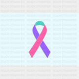 Thyroid Cancer Awareness Flag - Cancer Awareness DTF Transfers ready2transfer