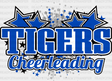 Tigers Cheerleading - Cheerleader Dtf Heat Transfer