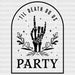TIL DEATH DO US PARTY DTF Transfer ready2transfer Black
