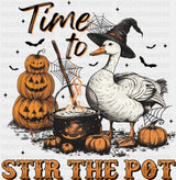Time To Treat Stir The Pot - Halloween DTF Transfer ready2transfer