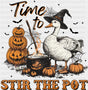 Time To Treat Stir The Pot - Halloween DTF Transfer ready2transfer