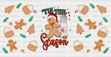 Tis The Season Cookie Design - Christmas Cup Wrap Uv Sticker Permanent Dtf Decal